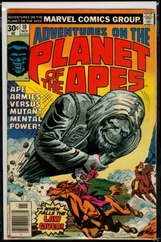 Marvel Comics Adventures On The Planet Of The Apes 10 Vg/fn 5.  0