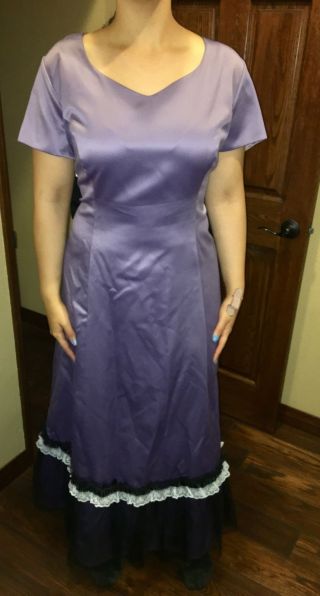 Michelangelo Haunted Mansion Dress 2xl Formal Purple Gown Disney Plus Size 22