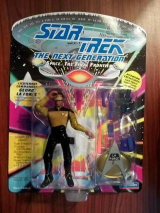 1992 Star Trek Tng Playmates 5 " Lt.  Commander Geordi Laforge Figure -