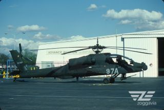 Slide 23797 Ah - 64a Helicopter U.  S.  Army,  1987