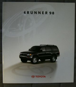 Toyota 4runner 1998 Dealer Brochure - English - Canadian Market - 01 - B