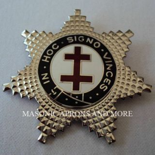 Masonic – Knights Templar Preceptors Breast Star (ma - 4418)