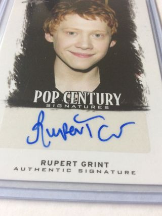2012 Leaf Pop Century Harry Potter Autograph for Rupert Grint 2