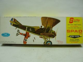 Sterling Spad Xiii Balsa Wood Airplane Model Kit