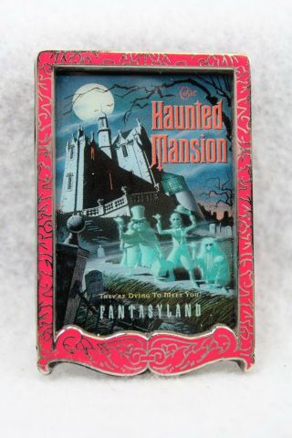 Disney Wdi Haunted Mansion Japan Hitchhiking Ghost Poster Le 300 Pin