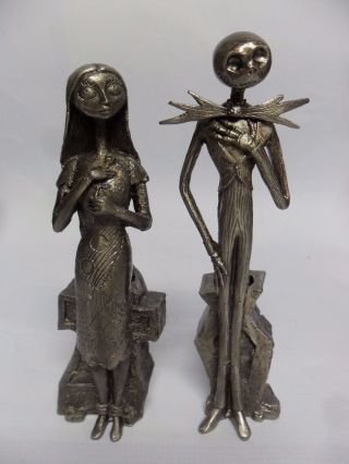 Neca - Jack And Sally Pewter Candle Holders - Nightmare Before Christmas