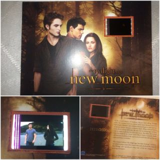 Twilight Moon Taylor Lautner Kristin Stewart Limited Edition Film Cell 9