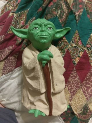 Vintage Star Wars 8 " Rubber Yoda Hand Puppet (1981) 100
