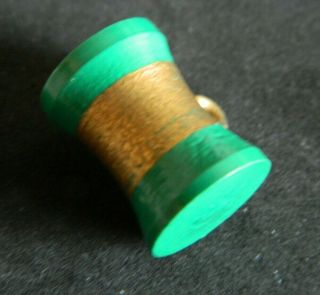 Vintage Realistic Plastic Spool Of Thread Button Celluloid?