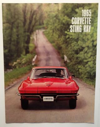 1965 Chevy Corvette Sting Ray Sales Brochure