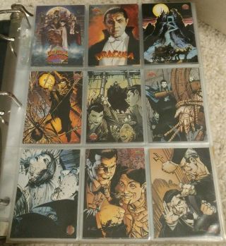 Universal Monsters Illustrated (1994) Topps Complete Set (1 - 100)