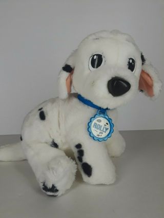 Vintage Walt Disney 101 Dalmatians Plush Dog Puppy Rolly Mattel 1991 10 " Tall