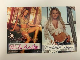 Michelle Baena Playboy Cover Model Autograph Card
