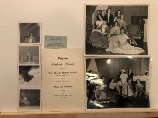 1953 Pride & Prejudice Play Warde Drama School Women 