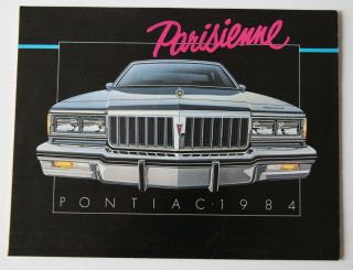 Pontiac Parisienne 1984 Dealer Brochure - English - Canada - St501001117