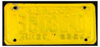Tennessee 1965 TRAILER License Plate 1 - 1815E 2