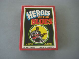 Heroes Of The Blues By R Crumb Boxed Set Of 36 Cards