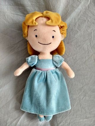 Disney Store Wendy Peter Pan Infant Baby Plush Doll