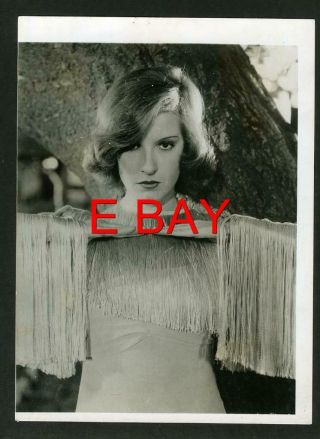 Vintage Lily Damita " A Hollywood Fashion " Uk Publicity 1930 