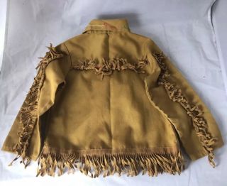 J Bar T Western Wear 1950 ' s Los Angeles Childs Cowboy Rodeo Fringe Shirt Small 2