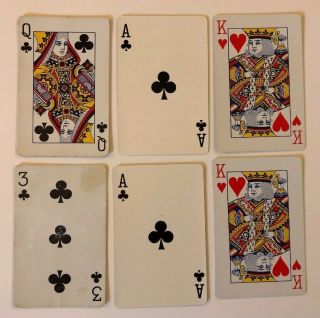 12 Vintage Playing Cards SUMMER Royal Kings & Queens All Different 5