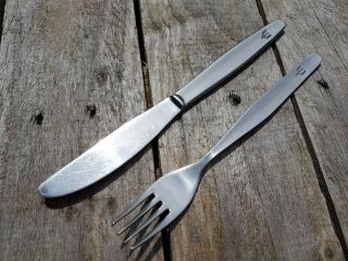 Malaysia Airlines Cutlery Knife And Fork Stainless Steel Aeronautica