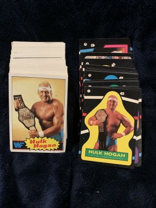 Wwf Wrestling © 1985 Topps Complete 66 Card & 22 Sticker Set.  Andre The Giant