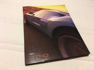 2002 Ford Gt40 Concept Car Media Press Kit For 2005 - 2006 Gt