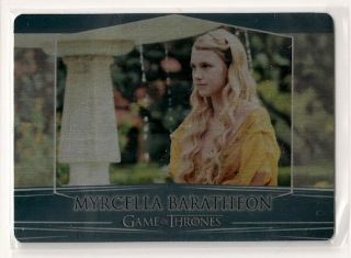 2017 Game Of Thrones Valyrian Steel Base Metal Card 86 Myrcella Baratheon
