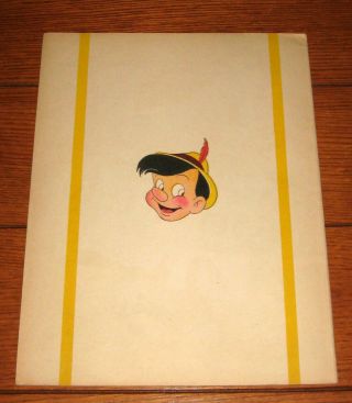 Walt Disney ' s Pinocchio Sheet Music 1940 France 17 pages RARE 2