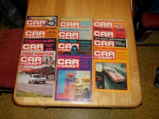 12 Vintage Car Craft Magazines - 1970 - Complete Year - Cond.