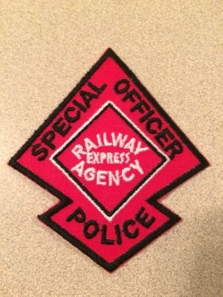 Railway Express Police Agency Obsolete Patch