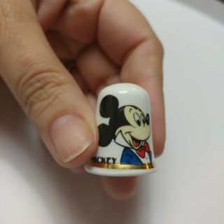 Disney Mickey Mouse Fine Bone China Collectable Thimble
