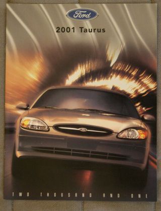 Ford Taurus 2001 Dealer Brochure - English - Canada - St1002001117