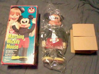 1970s Hasbro Marching Mickey Mouse Vintage Toy Walt Disney World Club Ears Rare
