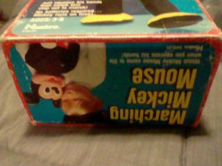 1970s Hasbro Marching Mickey Mouse Vintage Toy Walt Disney World Club Ears Rare 4