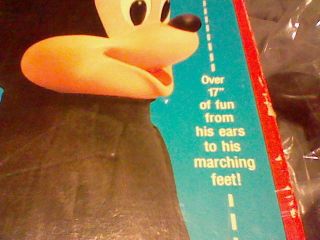 1970s Hasbro Marching Mickey Mouse Vintage Toy Walt Disney World Club Ears Rare 6