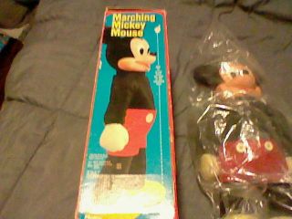 1970s Hasbro Marching Mickey Mouse Vintage Toy Walt Disney World Club Ears Rare 7