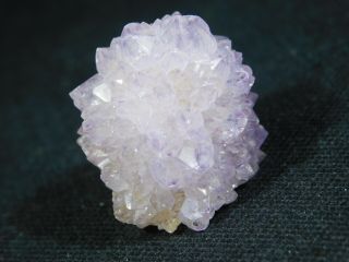A Perfect Points On This 100 Natural Amethyst Cactus Crystal Cluster 23.  2gr E