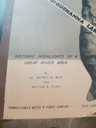 Vintage 1954 Lower Susquehanna Indians PPL Co.  Booklet Safe Harbor Power Co. 2