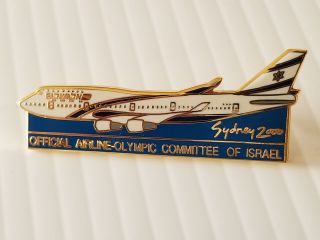 El Al Airlines (israel Airlines) - 2000 Sydney Olympic Games Pin.