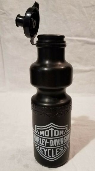 Harley Davidson Black Plastic Water Bottle