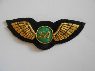 Emerald Airways Bullion Pilots Wing Badge Obsolete Airline Insignia