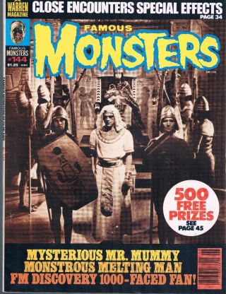 Famous Monsters Of Filmland 144 Quark Mummy Close Encounters And More 1978
