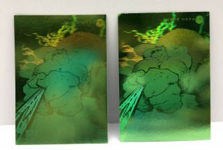 1991 & 1992 Marvel Universe Trading Cards Series 2 & 3 Hologram Set of 12 Impel 3