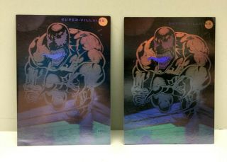 1991 & 1992 Marvel Universe Trading Cards Series 2 & 3 Hologram Set of 12 Impel 5