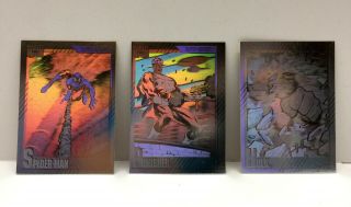 1991 & 1992 Marvel Universe Trading Cards Series 2 & 3 Hologram Set of 12 Impel 8