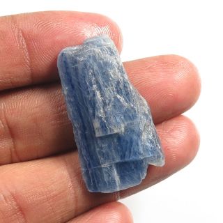 40.  00 Cts 100 Natural Blue Kyanite Gemstone Fancy Rough Mineral 35x20 Mm
