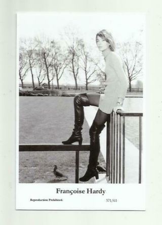 N483) Francoise Hardy Swiftsure (371/61) Photo Postcard Film Star Pin Up