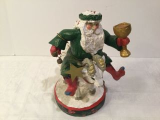 House Of Hatten Santa Claus 1992 Riding A Goat Father Christmas Denise Calla